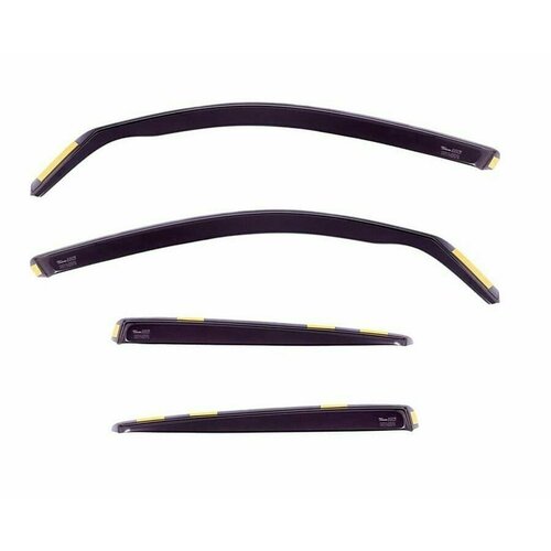 Дефлекторы окон Heko team для HONDA CR-V V (2017-) 5 дв. / вставные дефлекторы окон