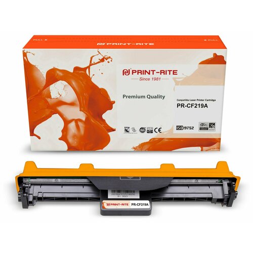 Print-Rite PR-CF219A фотобарабан (блок) (HP 19A - CF219A) черный 12000 стр фотобарабан colortek cf219a 19a du черный для лазерного принтера совместимый