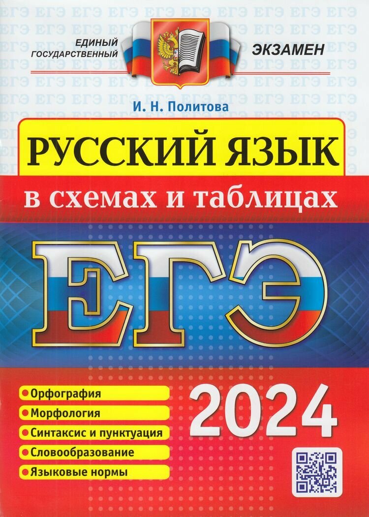 ЕГЭ 2024 Русский язык в схемах и таблицах (Политова И. Н.), (Экзамен, 2024), Обл, c.64