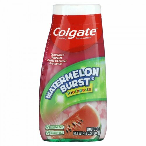 Colgate, Toothpaste, Watermelon Burst, 4.6 oz (130 g)