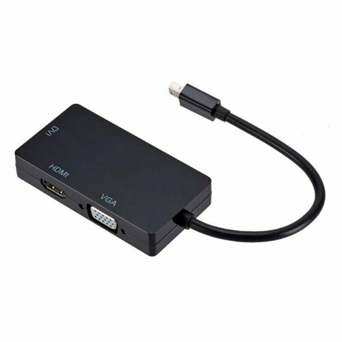 3 в 1 Mini DP к HDMI VGA DVI преобразователь 1080P Mini DP кабель-адаптер адаптер конвертер mini dp hdmi vga dvi