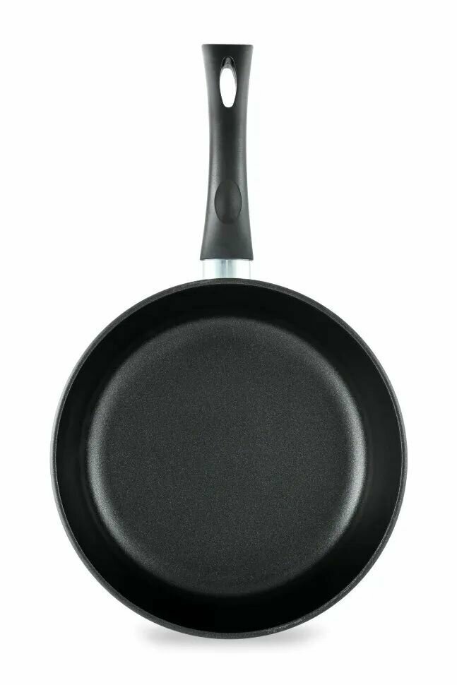 Сковорода литая с антипригарным покрытием Нева Металл Посуда Титан II "Особенная" 26 см с фиксированной ручкой и без крышки