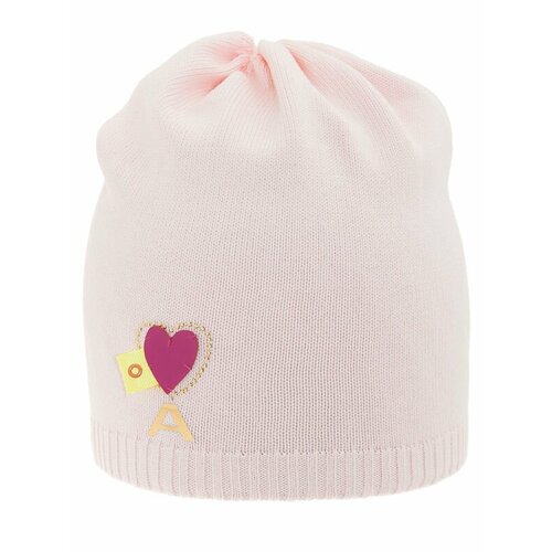 фото Шапка mialt, размер 52-54, розовый