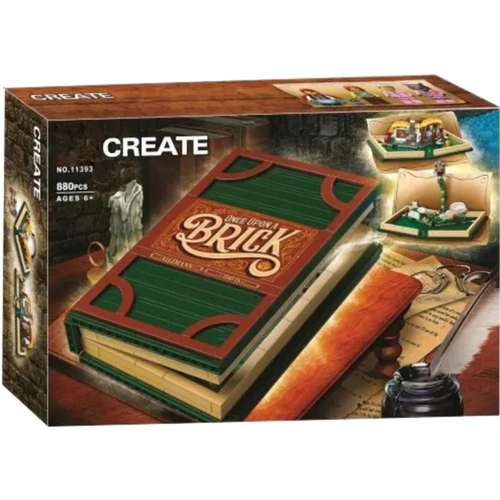 фото Конструктор create раскрывающаяся книга / 880 деталей toys