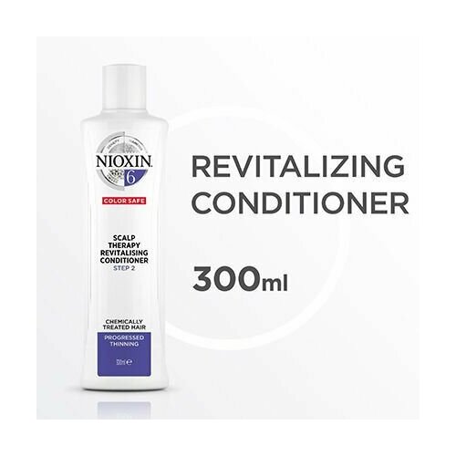 NIOXIN Увлажняющий кондиционер Cистема 6, 300 мл nioxin system 6 питательная маска для кожи головы 100 мл бутылка