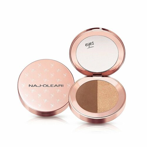 Тени для век двойные MATTE  & SHINE DUO BROWN AND GOLD 2,5 г