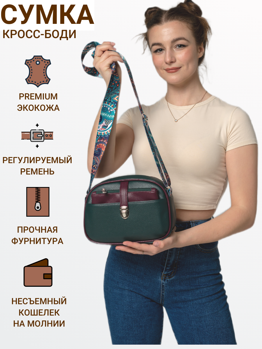 Сумка кросс-боди CityValise повседневная 
