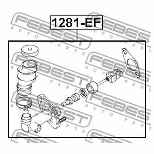 Цилиндр сцепления главный Febest 1281EF