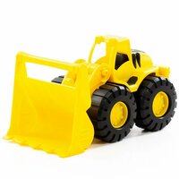 Игрушечный погрузчик "Эксперт" имеет Длину - 26,5 см, Ширину - 14 см, Высоту - 15 см.  ...