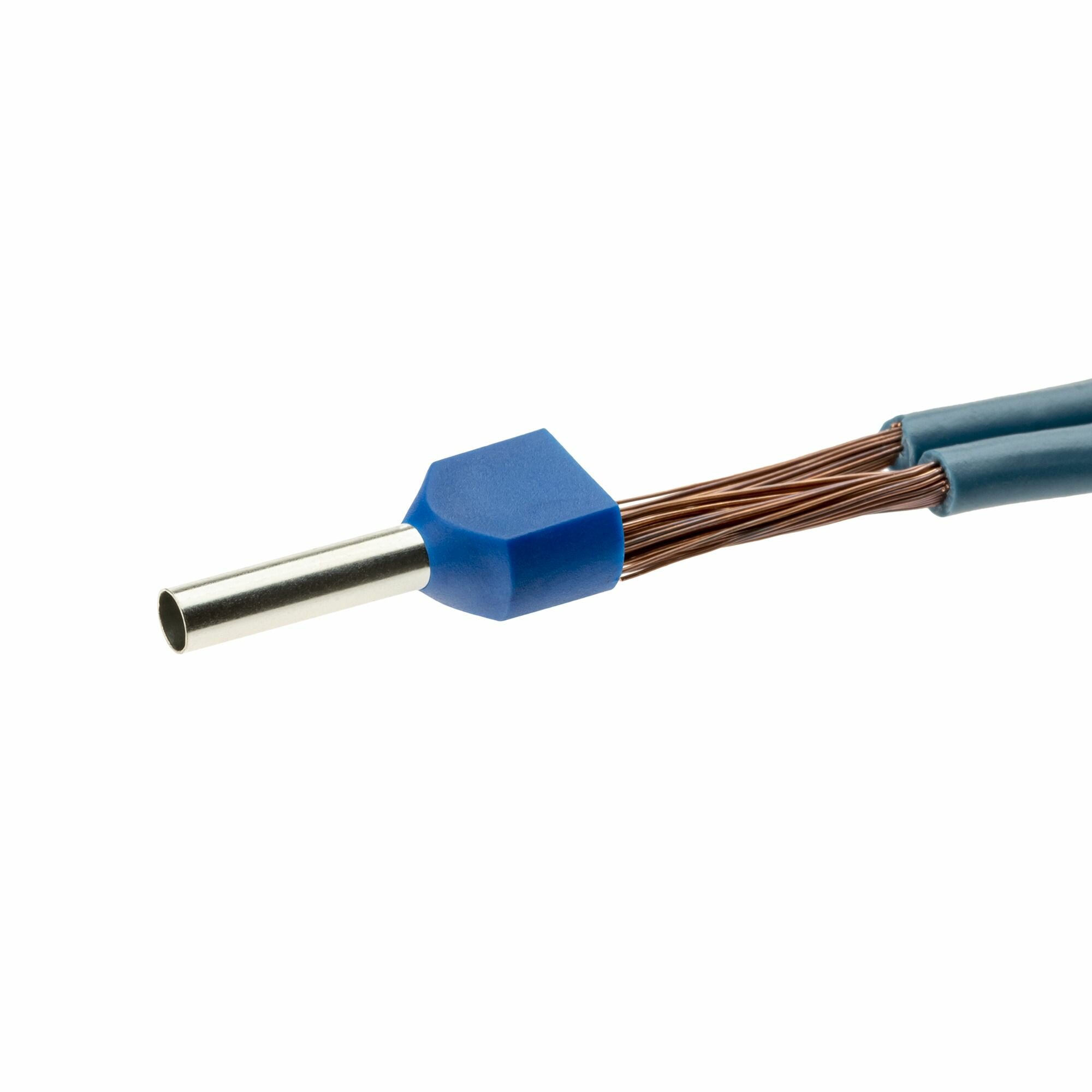 Наконечник-гильза Duwi НШВИ 2 2.5-13 мм цвет синий 25 шт. - фото №4