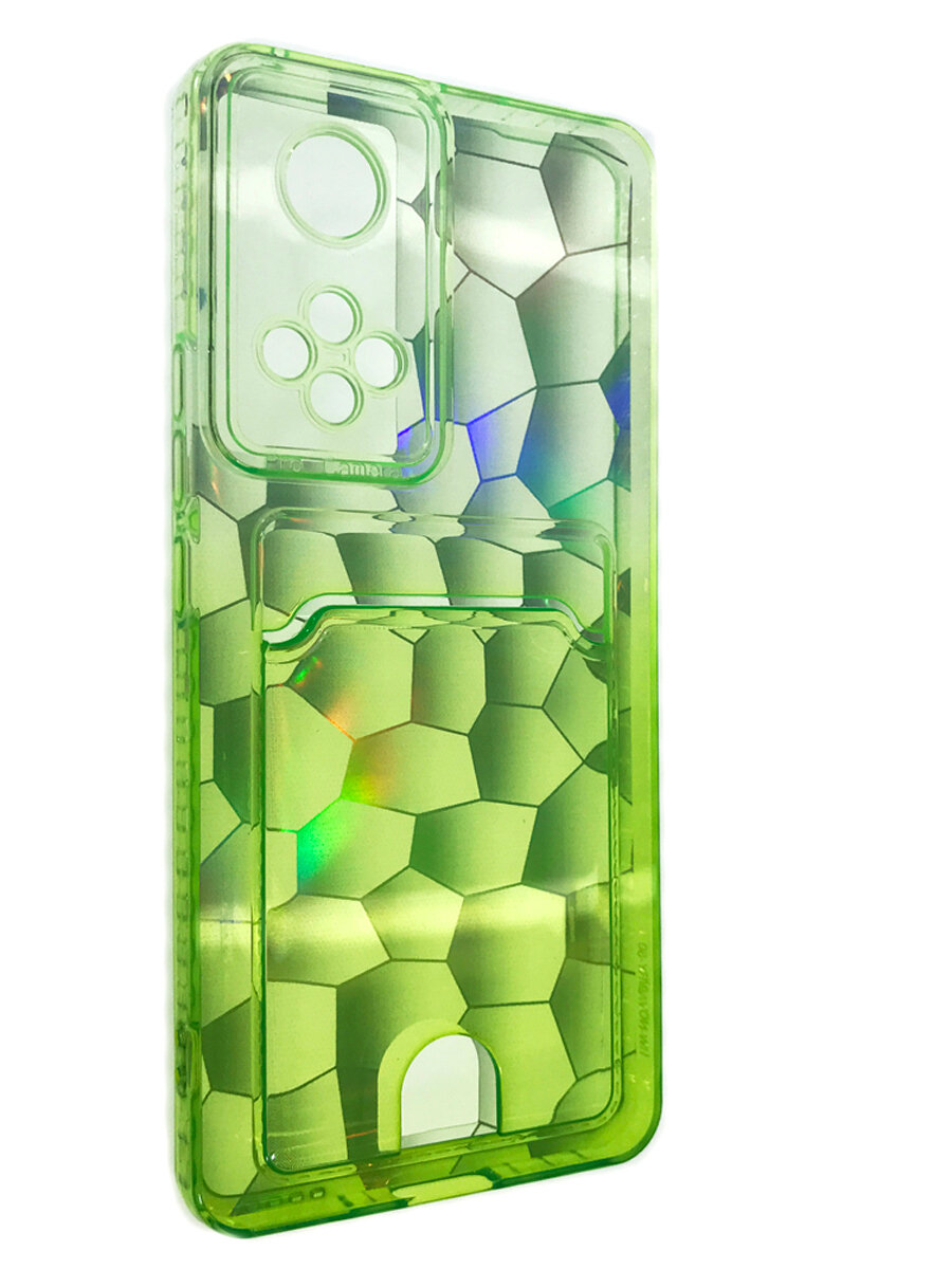 Чехол Мобильная Мода для Honor 50 Накладка силиконовая с жидкостью и переливающимся узором внутри