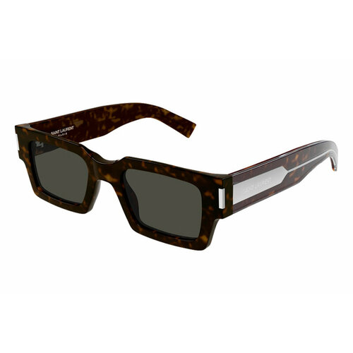 Солнцезащитные очки Saint Laurent, серый солнцезащитные очки saint laurent sl 549 slim 002 коричневый