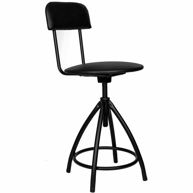 фото Стул лабораторный РС01.00.61 (РС61-201-01-01) черный