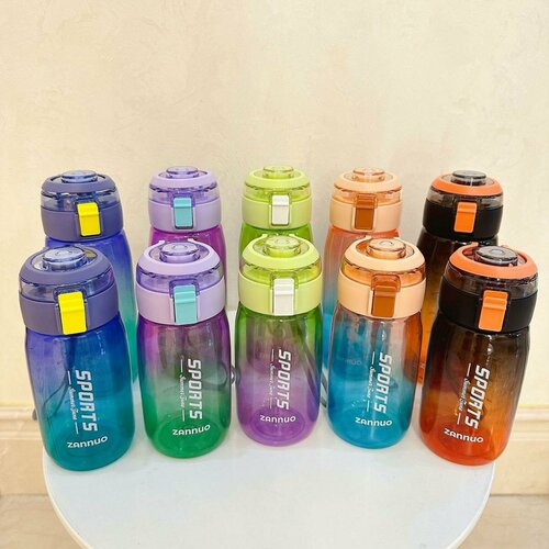 Бутылка 650мл SPORTS пластик градиент ассорти 768₽