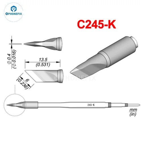 Сплавы Для Пайки Наконечники для паяльной станции Phonefix OEM C245 C470, C245-IL