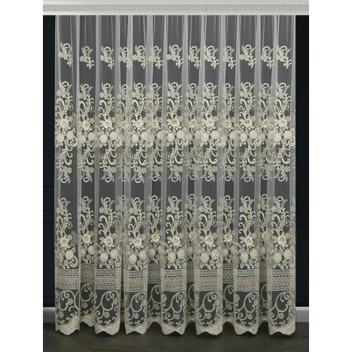 Тюль с вышивкой 400 на 250