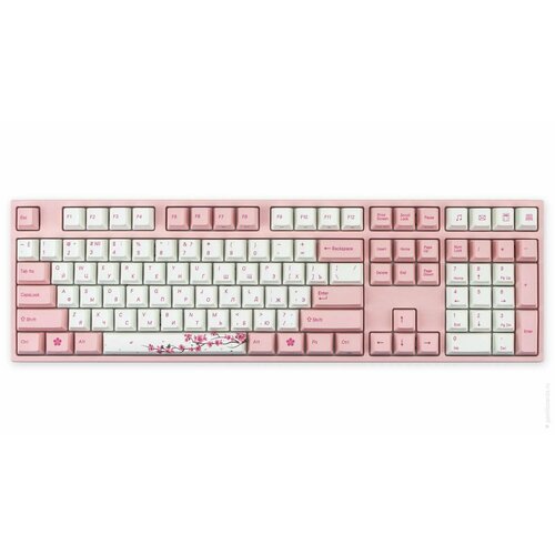 Клавиатура проводная Varmilo Sakura VEM108 Varmilo EC V2 Sakura розовый 51698₽