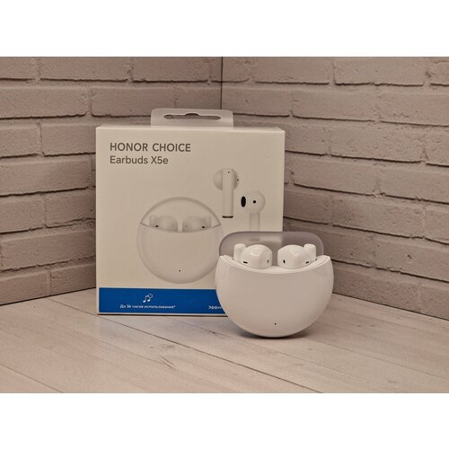 Наушники беспроводные Honor Choice Earbuds X5E-Eurasia TRN-ME00 белый 235000₽