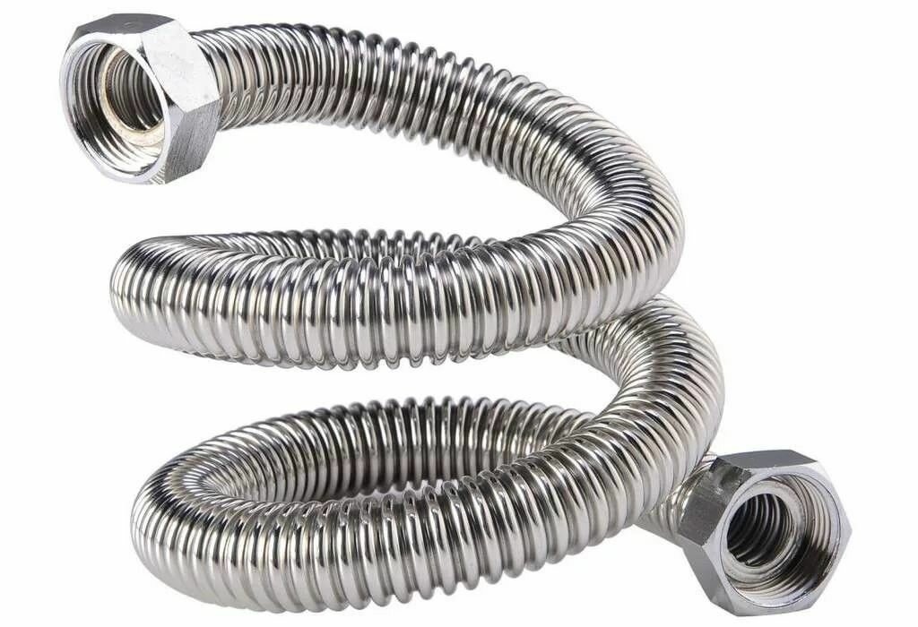 Подводка сильфонная из нержавеющей стали AISI304 DN1/2 Г-Г 0.8м