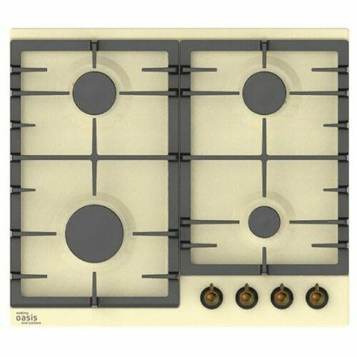 Варочная панель газовая Oasis P-MRR B беж металл 13008₽
