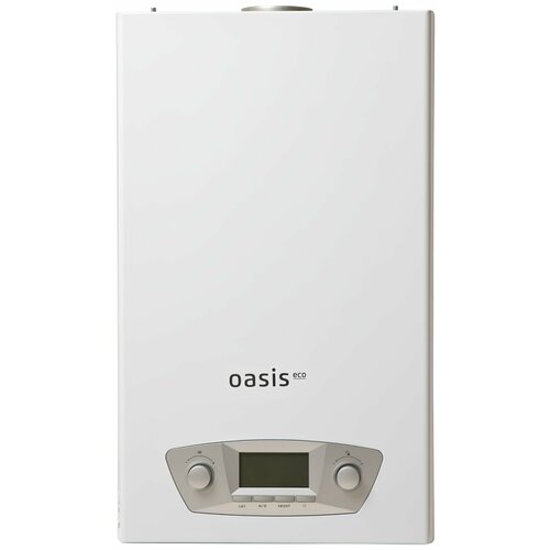 Настенный газовый котёл Oasis Eco RE-20 20 кВт белый двухконтурный 44000₽