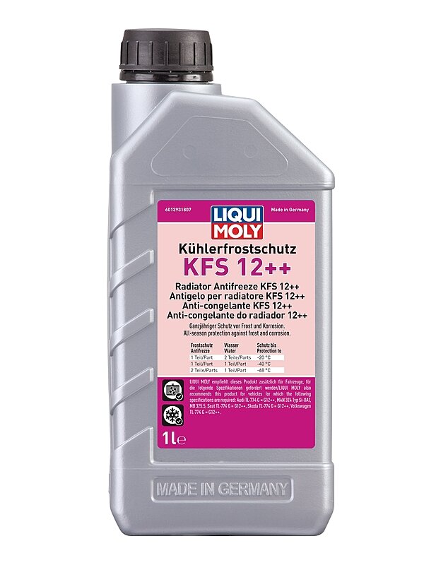 фото Антифриз Liqui Moly KFS 12++ 1 л красный концентрат