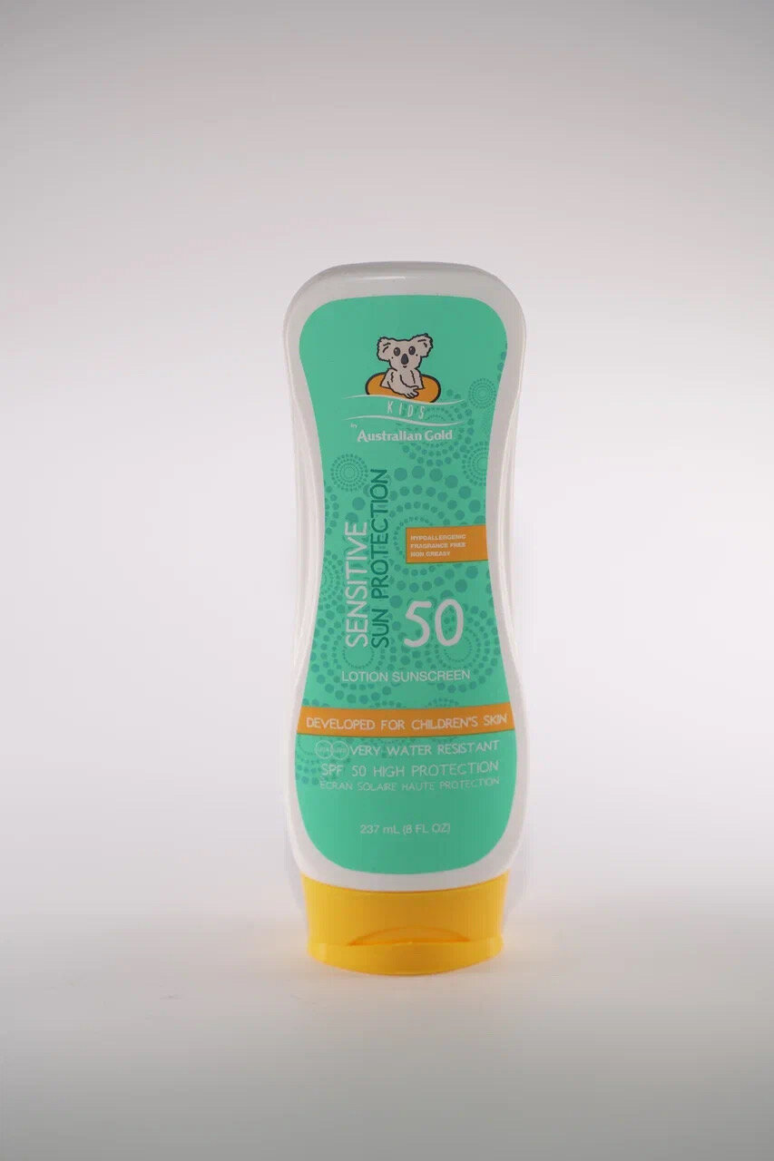 Изображение Солнцезащитный детский лосьон Kids Australian Gold Sensitive SPF50