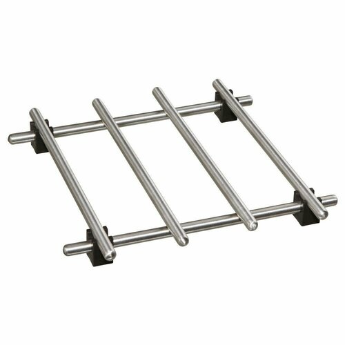 LAMPLIG Подставка под горячее, нержавеющая сталь 18x18 см, IKEA серебристый