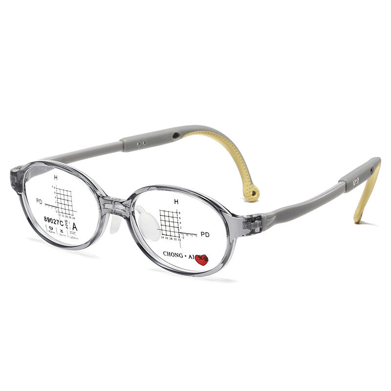 Оправа для спортивных очков Li Bai Silicone Glasses Frame, детская, прозрачная, серая