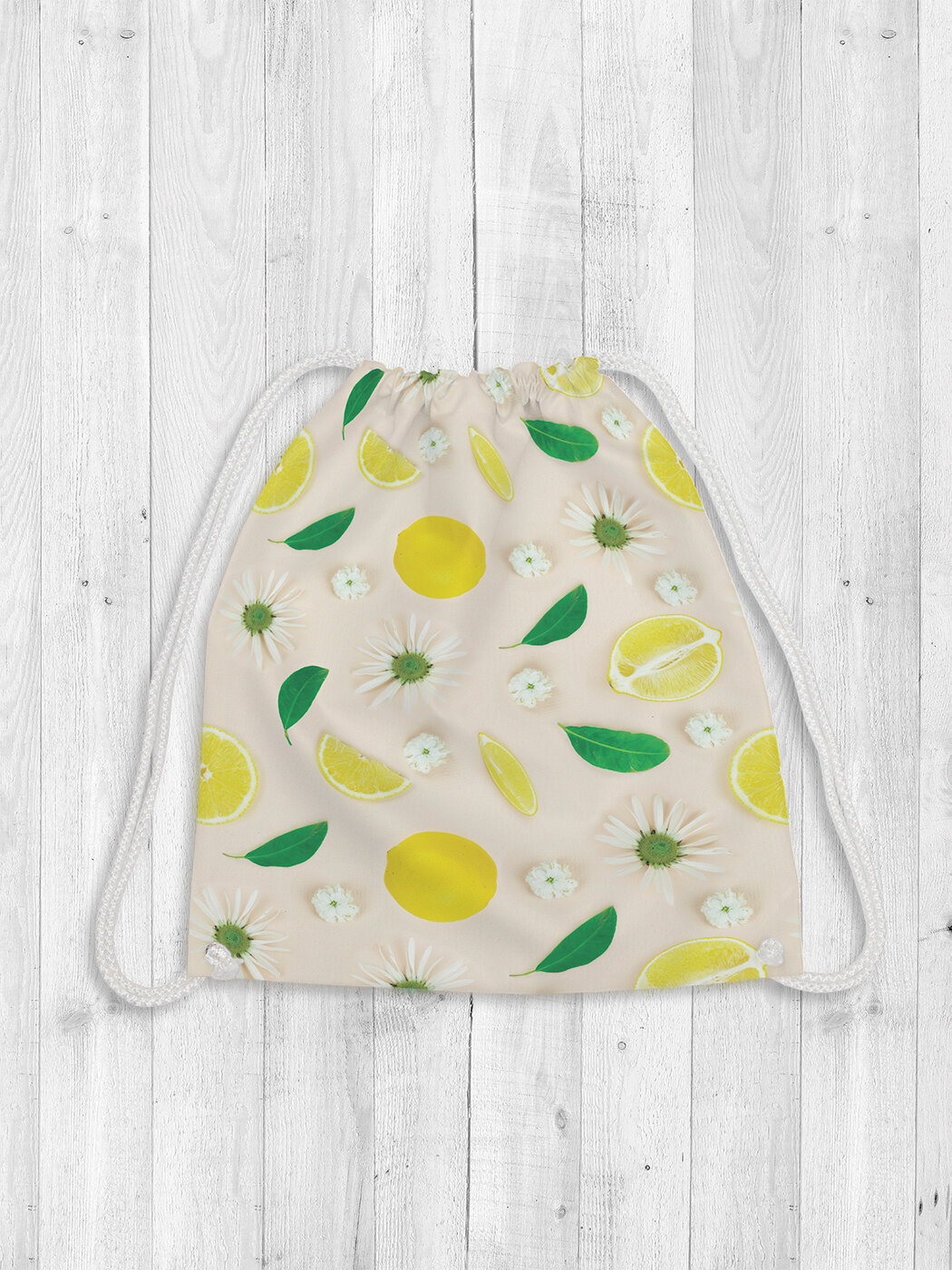 Сумка рюкзак-мешок для обуви и вещей с принтом 