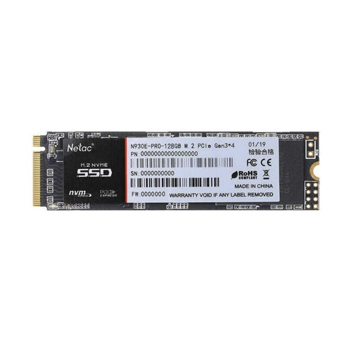 SSD жесткий диск NETAC M2 2280 NVME 128GB NT01N930E-128G-E4X 1500₽