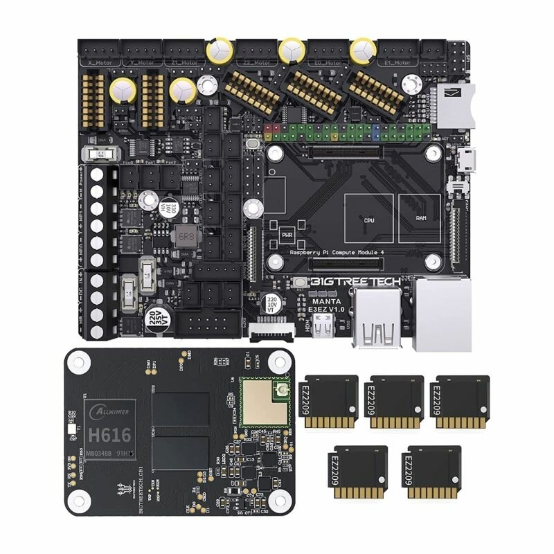 3D-принтер Silent Control Boatrd Manta E3EZ + CB1 V2.2, 5 шт, комплект EZ2209 для Ender-3, Ender-3-V2, Pro, BIQU-B1