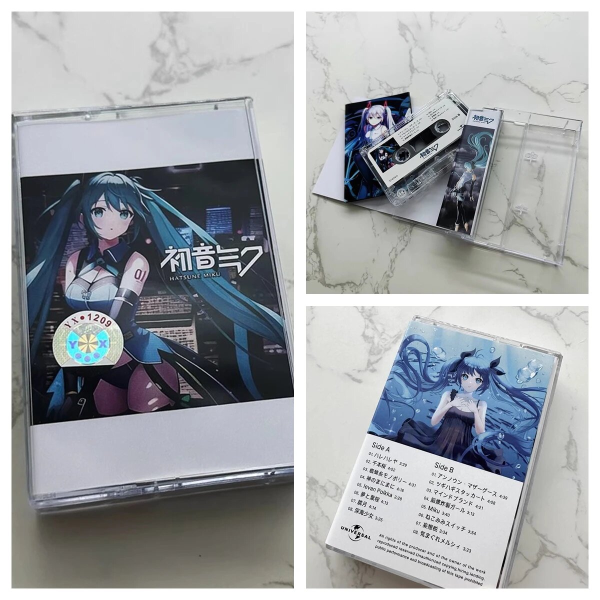 Бутафорские кассеты Hatsune Miku TAKARA TOMY — фото 1