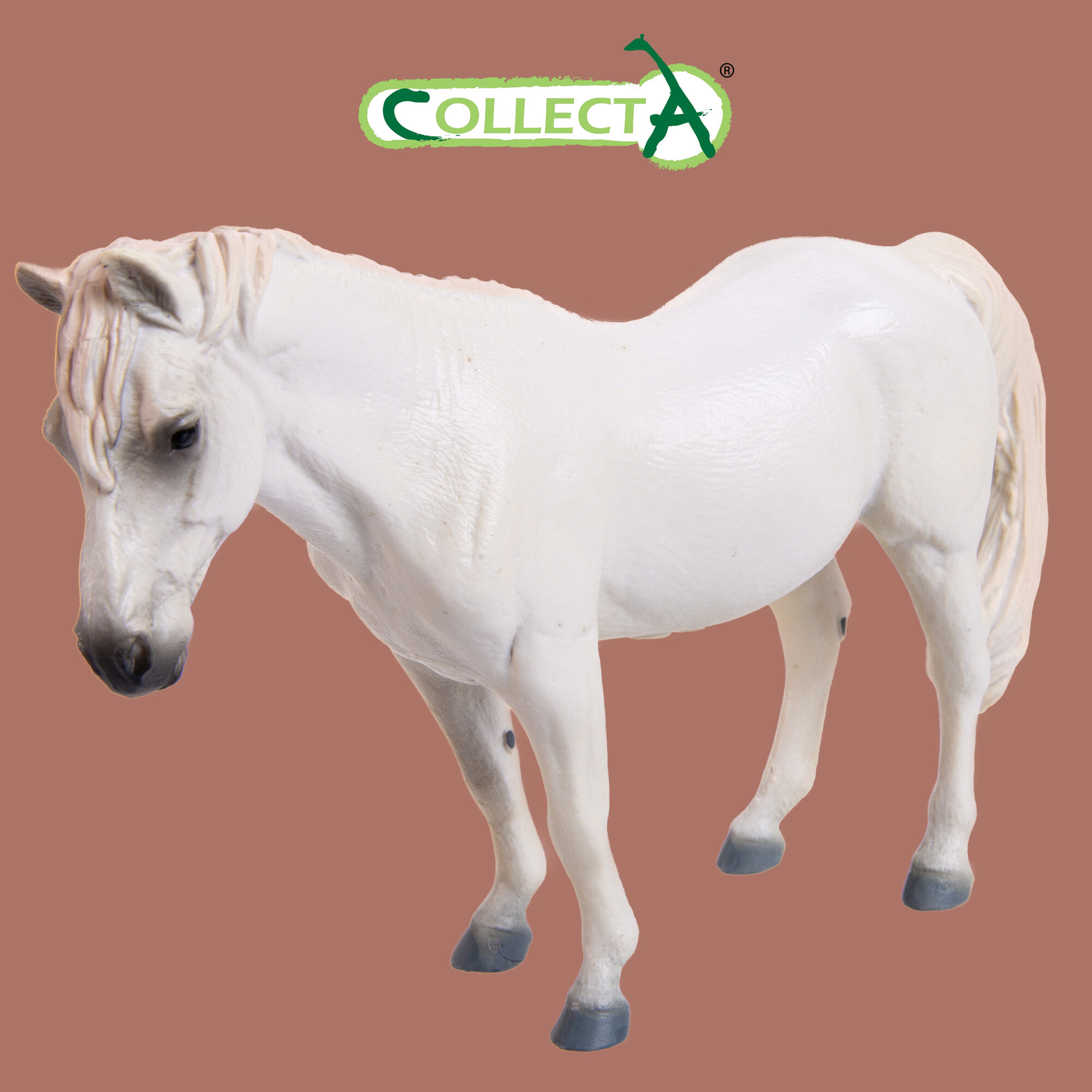 Фигурка лошади Collecta "Камаргу серая" высота 10 см, 88749b