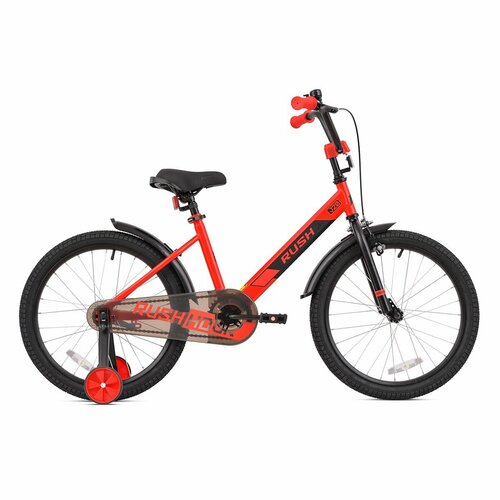 Велосипед двухколесный детский 20 дюймов RUSH HOUR J20 рост 120-135 см красный 994900₽