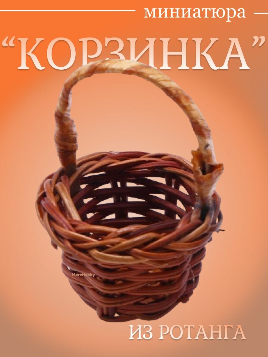 Миниатюра для кукол "Корзинка"