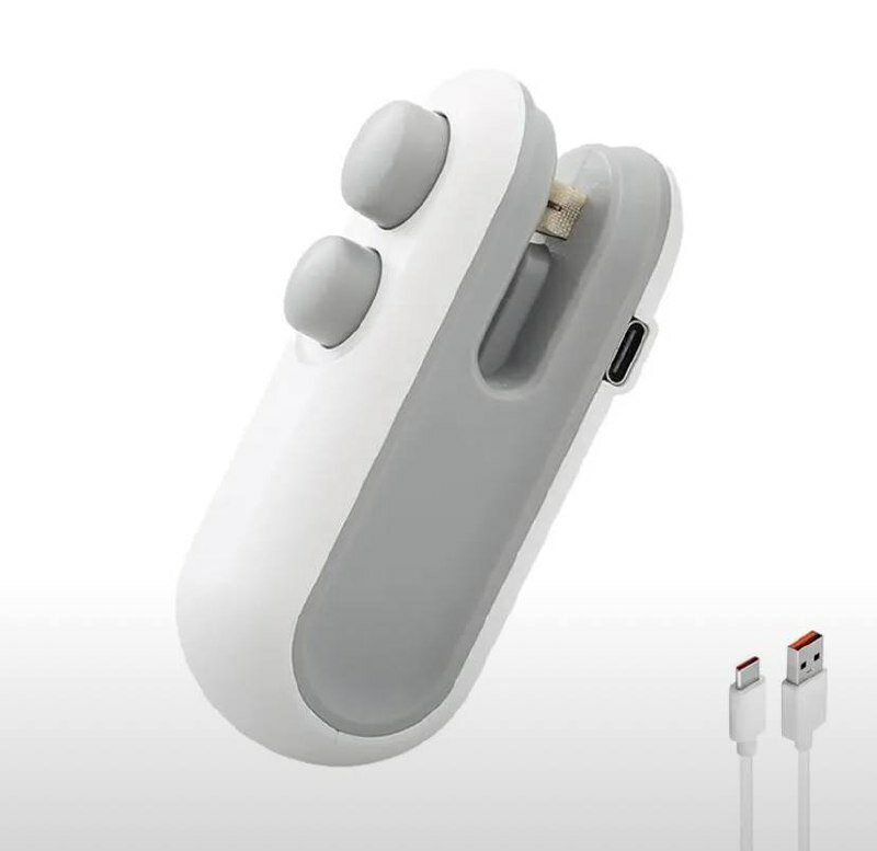 Ручной запайщик пакетов портативный термозапайщик белый