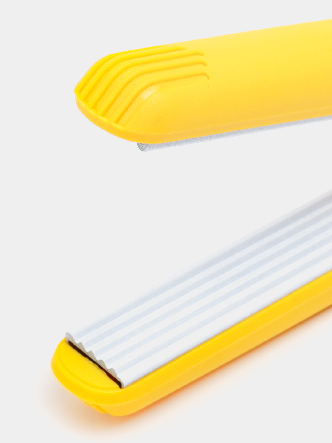 Мини-плойка гофре, дорожная, керамическое покрытие, быстрая укладка, жёлтый — фото 1