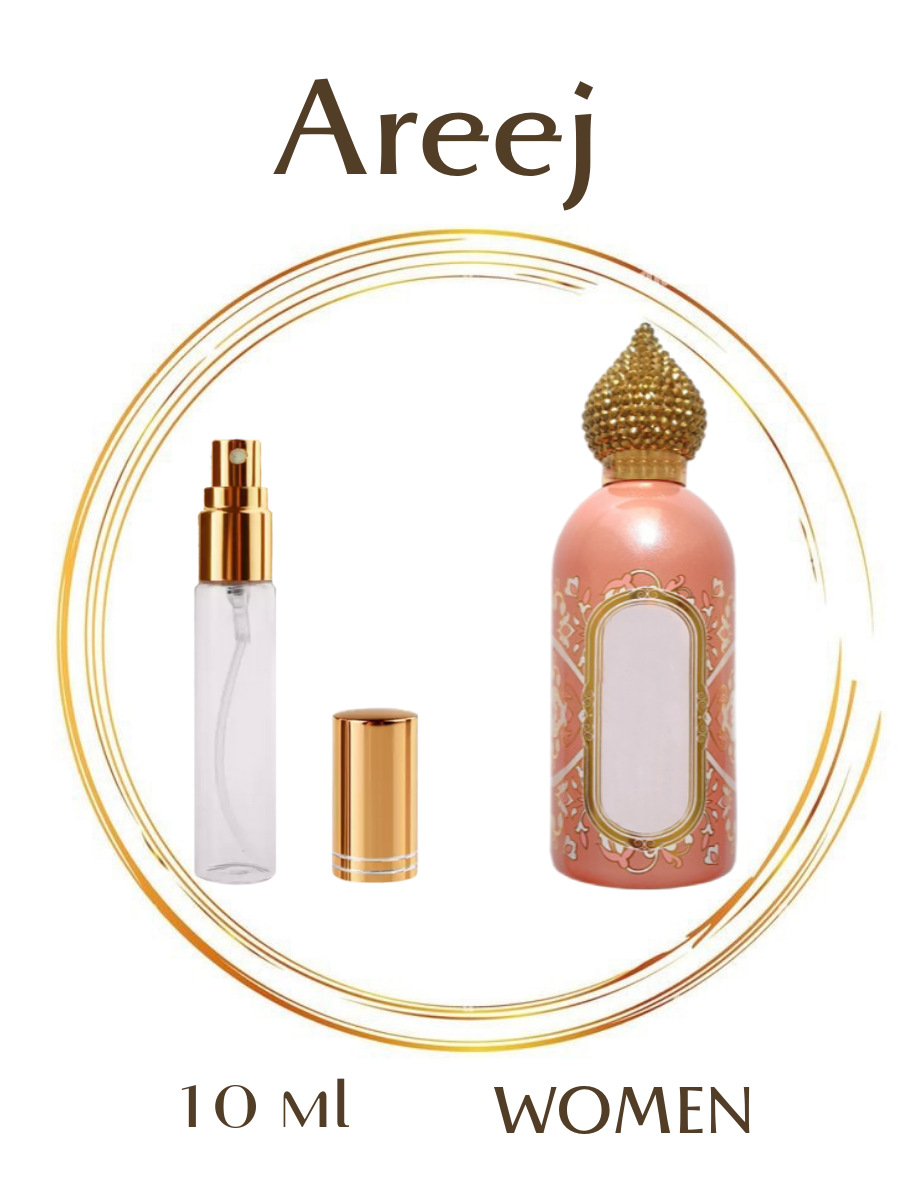 Духи парфюм Attar Areej спрей 10 мл женские, цветочные, древесные, мускусные
