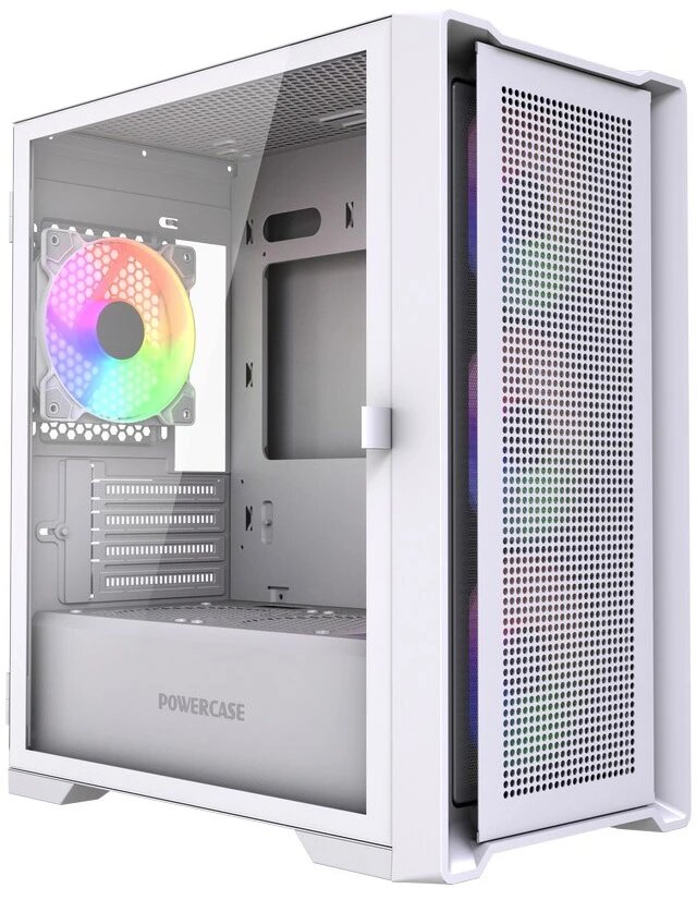 Корпус Powercase Alisio Micro X4W V2 LE White (CAMCXW-A4-LE)