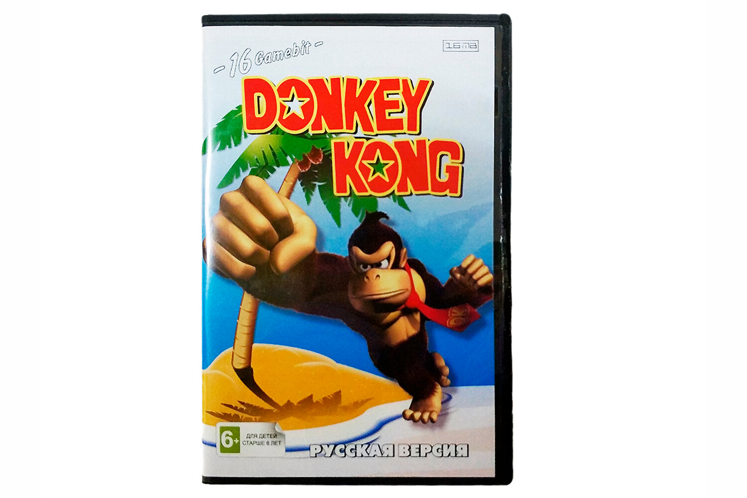 Картридж 16 бит одноигровый DONKEY KONG для игровых приставок 16Мб