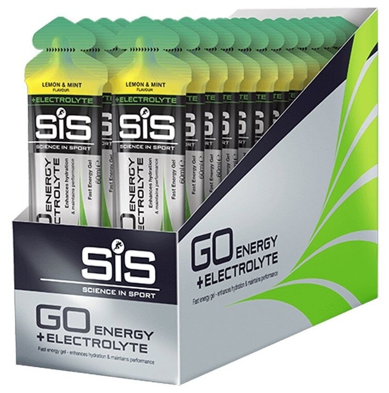   SCIENCE IN SPORT (SiS) Go Energy + Electrolyte Gels 30 x 60  + , -