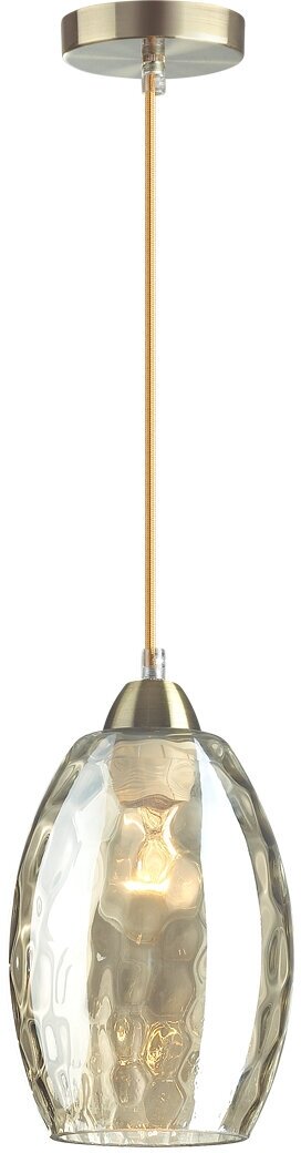 Светильник подвесной Lumion Sapphire 4489/1, E27, 60Вт, кол-во ламп:1шт, Серый