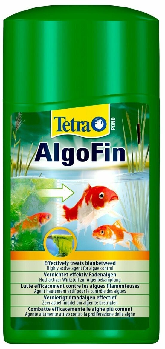 Tetra Pond Algo Fin 1000 мл. (на 20000 л.) Для борьбы с нитевидными водорослями