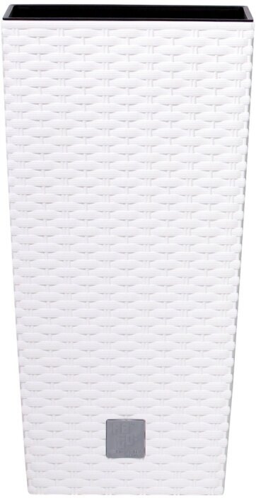 Кашпо Prosperplast Rato Square DRTS400-S449 белое - фото №6
