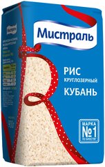 Рис Мистраль Кубань белый круглозерный шлифованный, 900 г