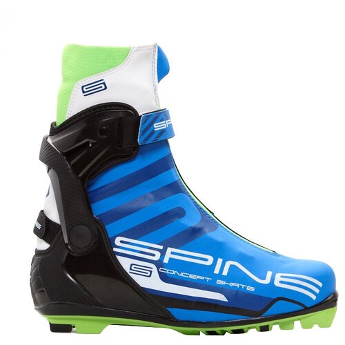 фото Лыжные ботинки spine concept skate pro 297 nnn (синий/черный/салатовый) 2020-2021 43 eu