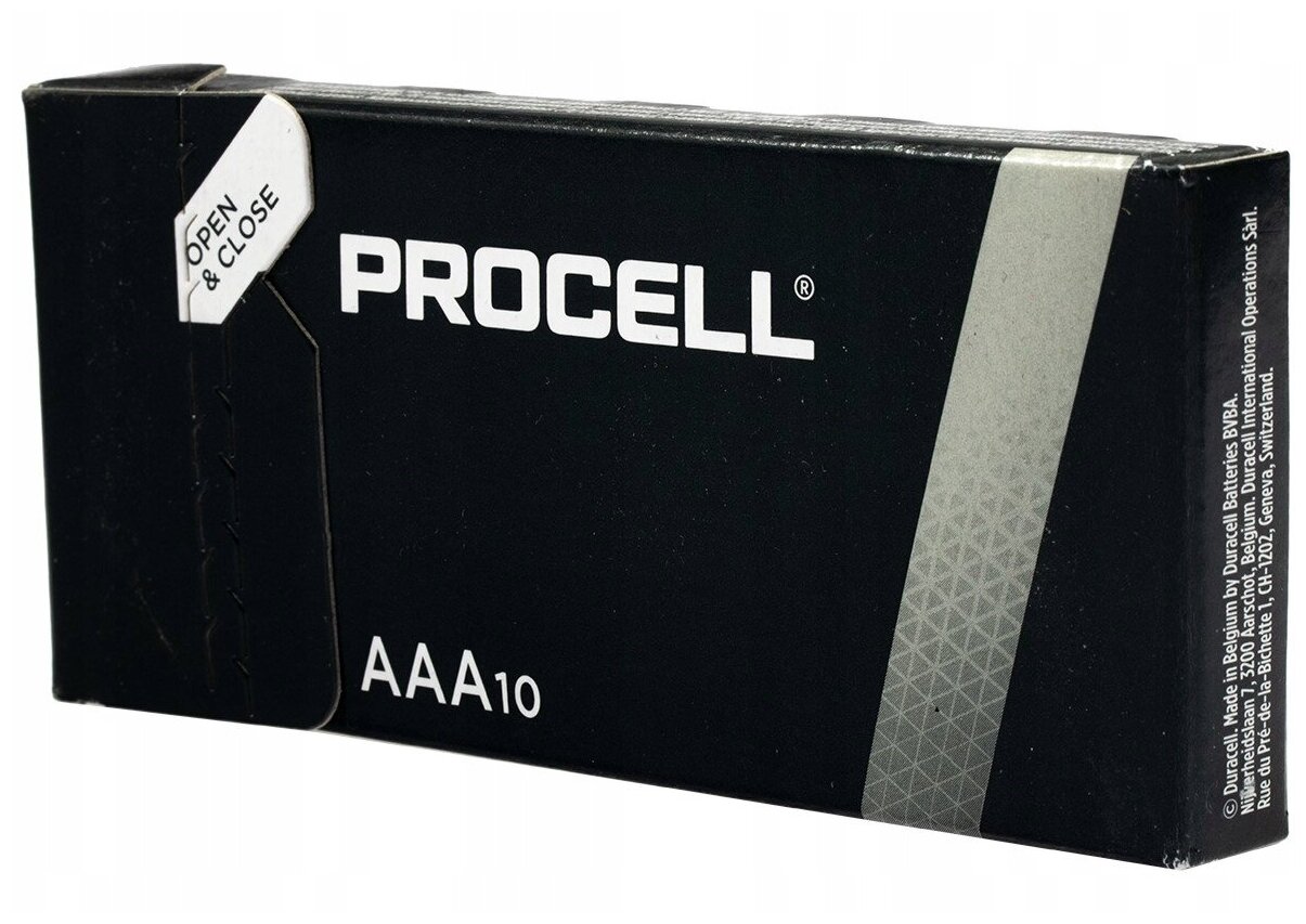 AAA Батарейка DURACELL Procell LR03-10BL MN2400, 10 шт. - фото №2