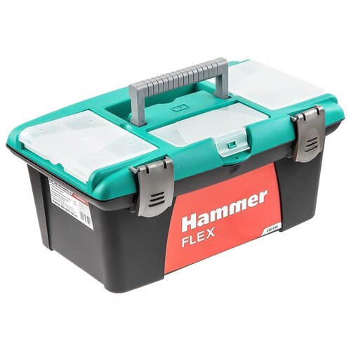 Ящик Hammer Flex 235-018, 40x25x18 см, 16'' , черный/зеленый