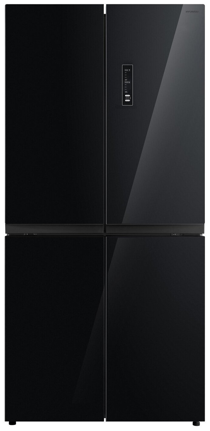 Холодильник Hyundai CM5005F, черное стекло - фотография № 11